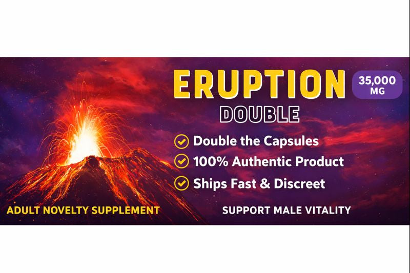 Eruption Male Vitality & Stamina Support Capsules – 35,000mg
