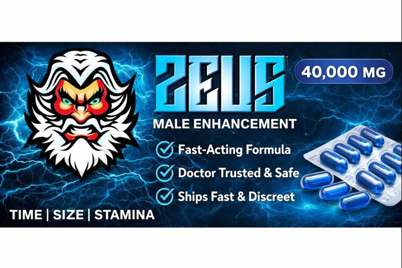 Zeus – Energy, Performance & Male Vitality Support (Single-Serve Packets)