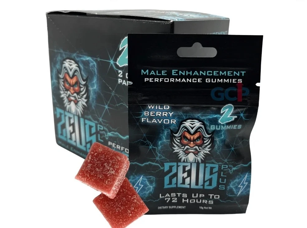 Zeus Gummies – Energy, Performance & Male Vitality Support (Single-Serve Packets)