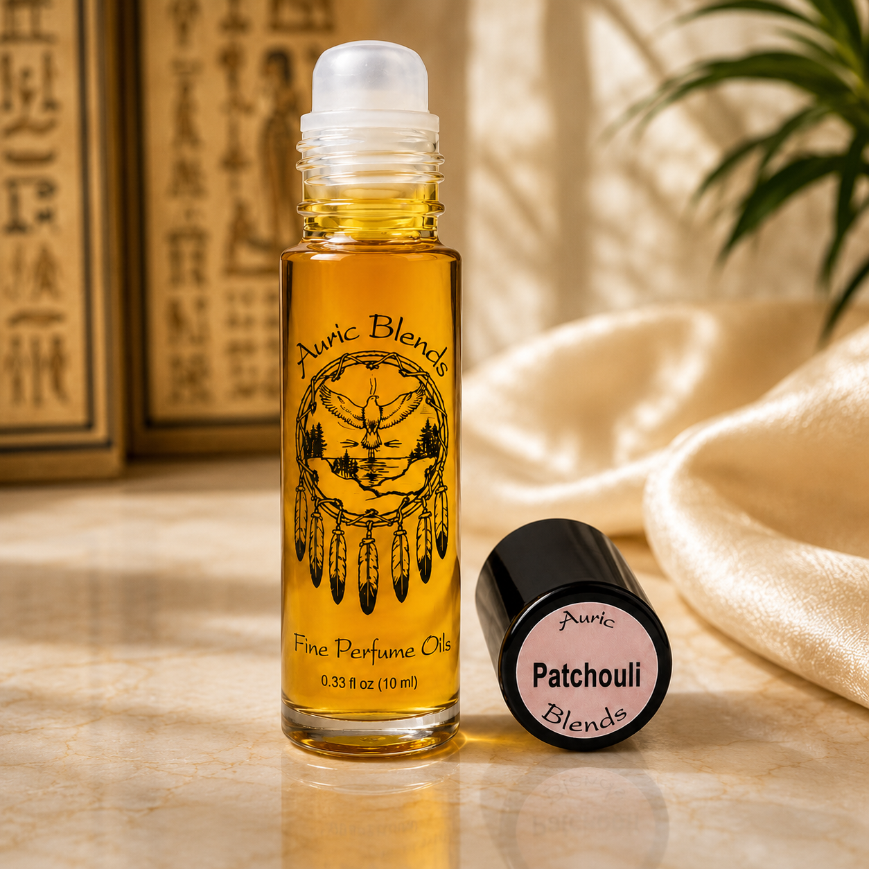 Auric Blends Patchouli Fine Perfume Oil Roll-On – 0.33 fl oz (10 mL)