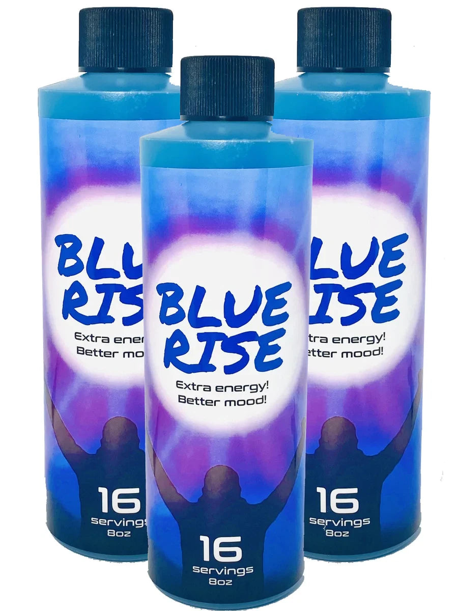 Blue Rise – Energy & Focus Support Liquid (8 oz • 16 Servings)