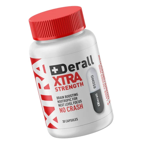 Derall XTRA Strength 1800mg – Focus & Clarity Support (30 Capsules)