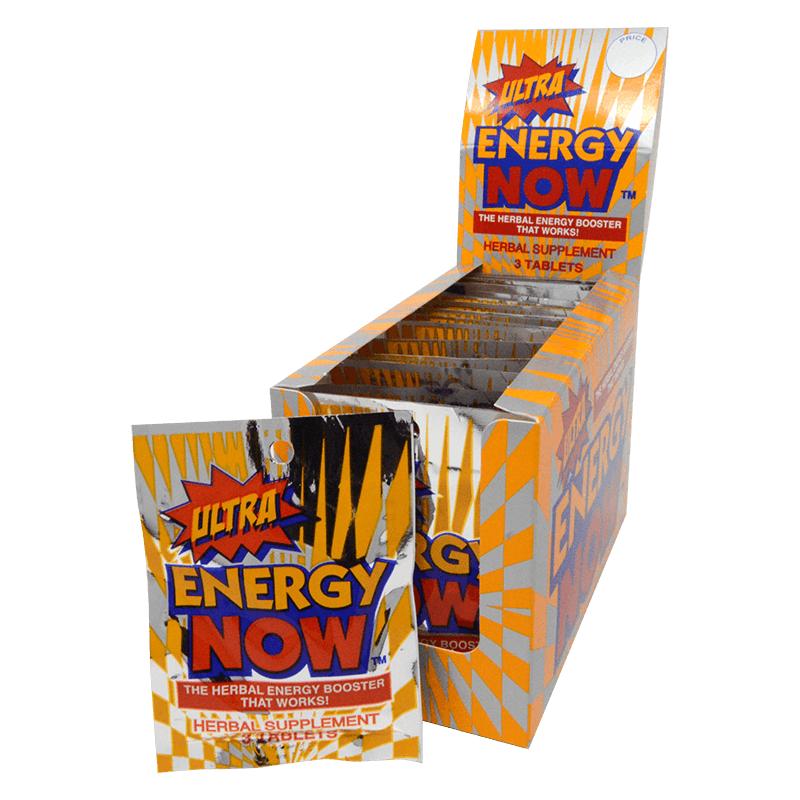 Ultra Energy Now Herbal Supplement Full Box