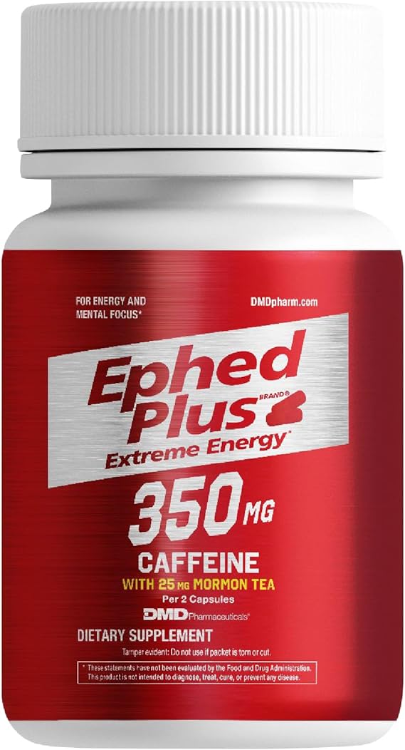 Ephed Plus Extreme Energy Capsules with Mormon Tea – 24 Count Clearance
