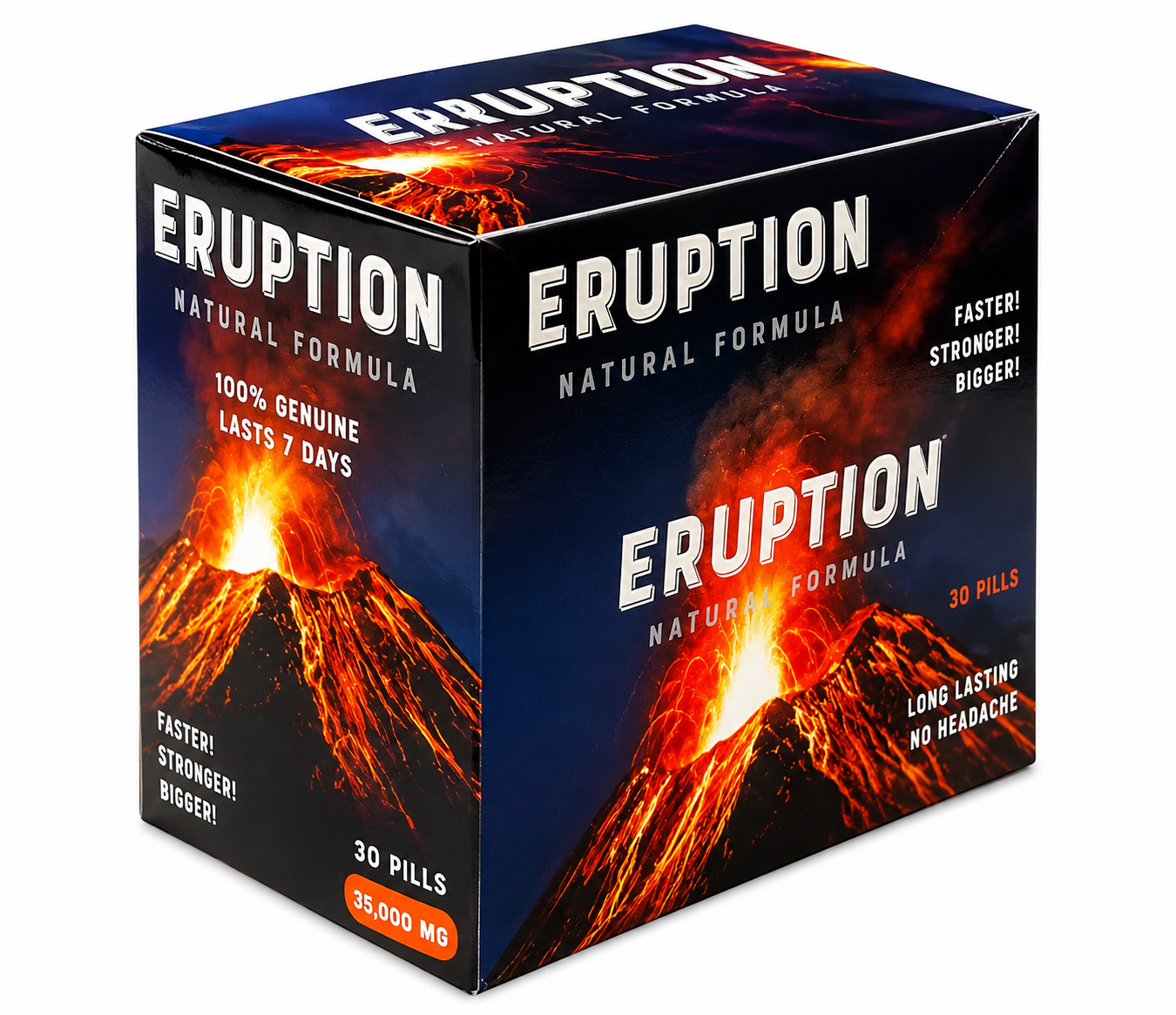 Eruption Male Vitality & Stamina Support Capsules – 35,000mg