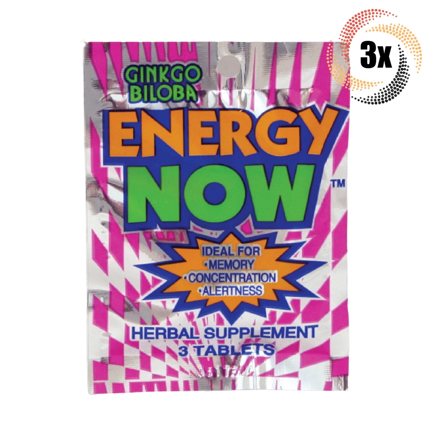 Energy Now Ginkgo Biloba Herbal Supplement