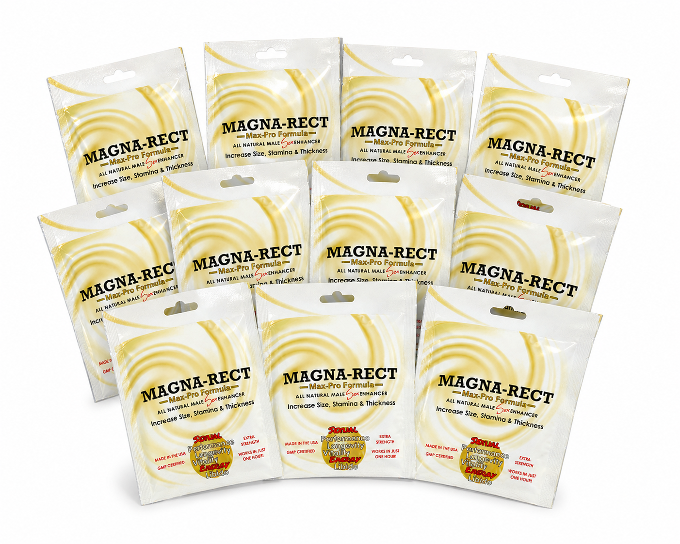 Magna-Rect Gold – Energy, Performance & Male Vitality Support (Single-Serve Packets)