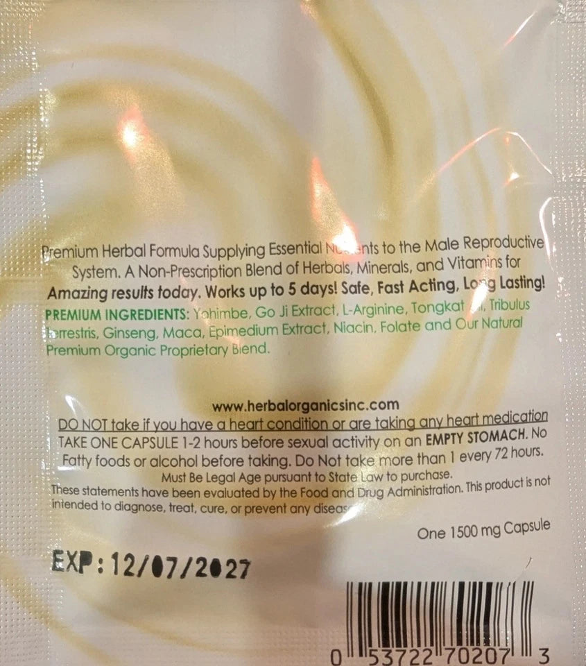 Magna-Rect Gold – Energy, Performance & Male Vitality Support (Single-Serve Packets)