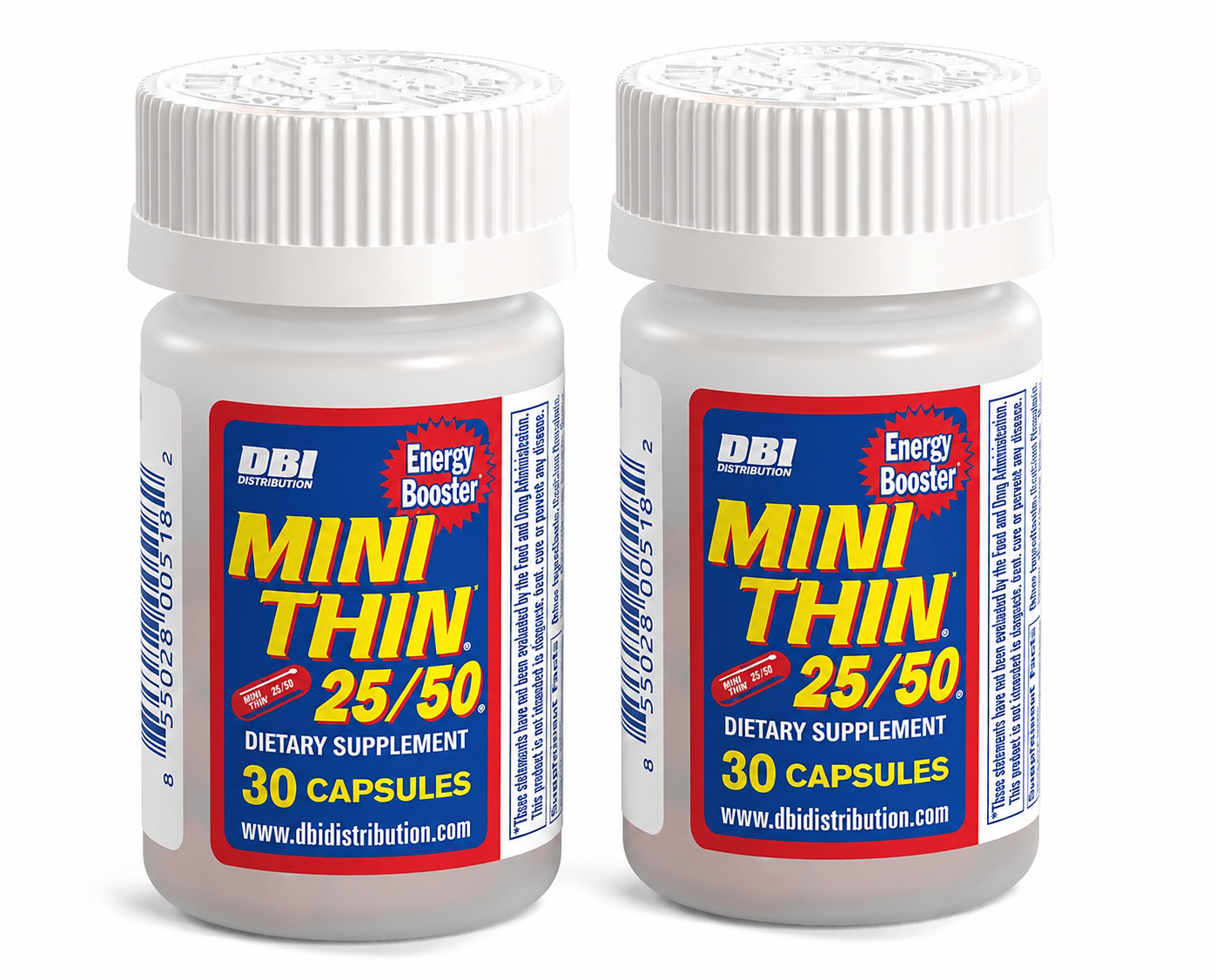 Mini Thin 25/50 Energy Booster – 30 Capsules