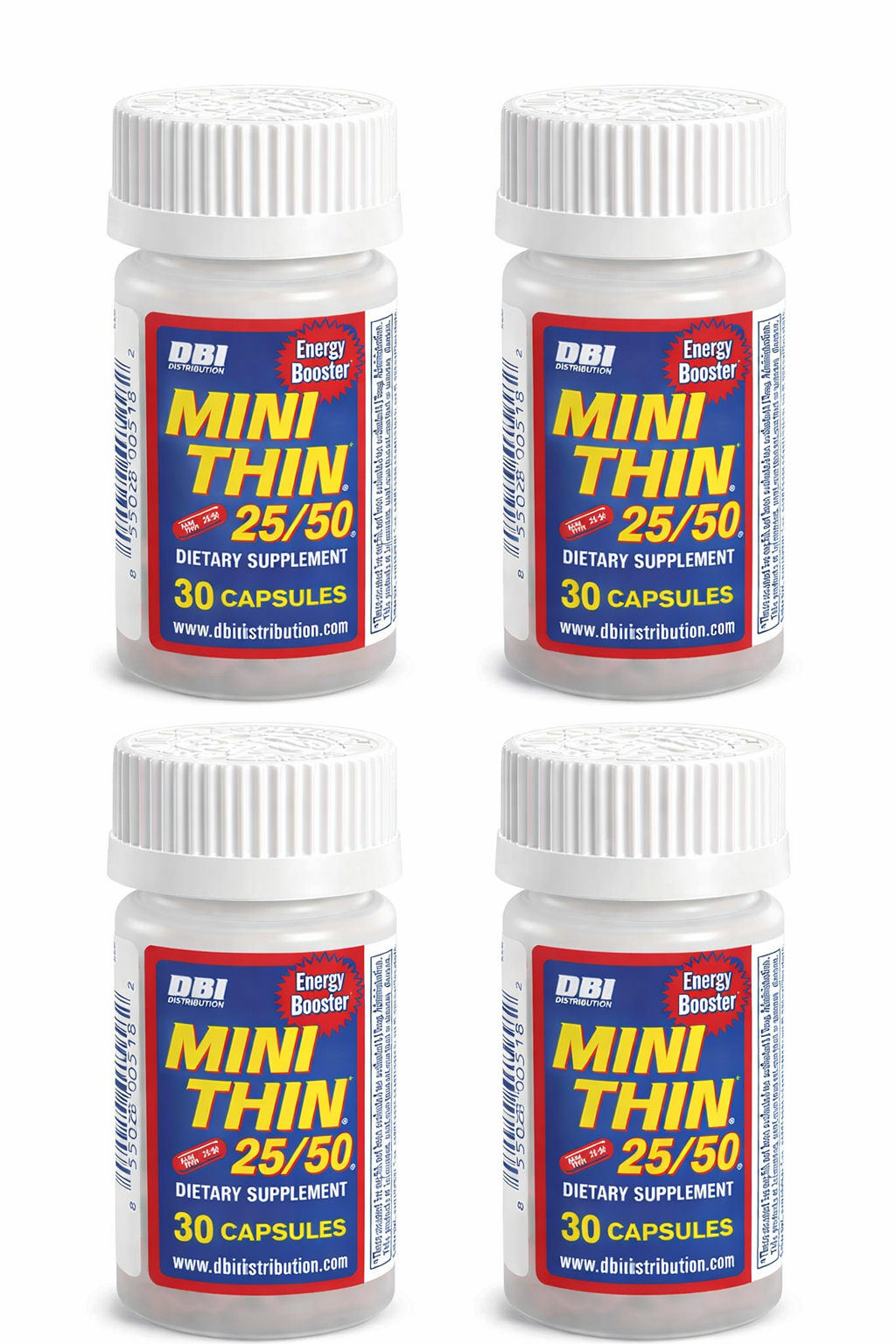 Mini Thin 25/50 Energy Booster – 30 Capsules