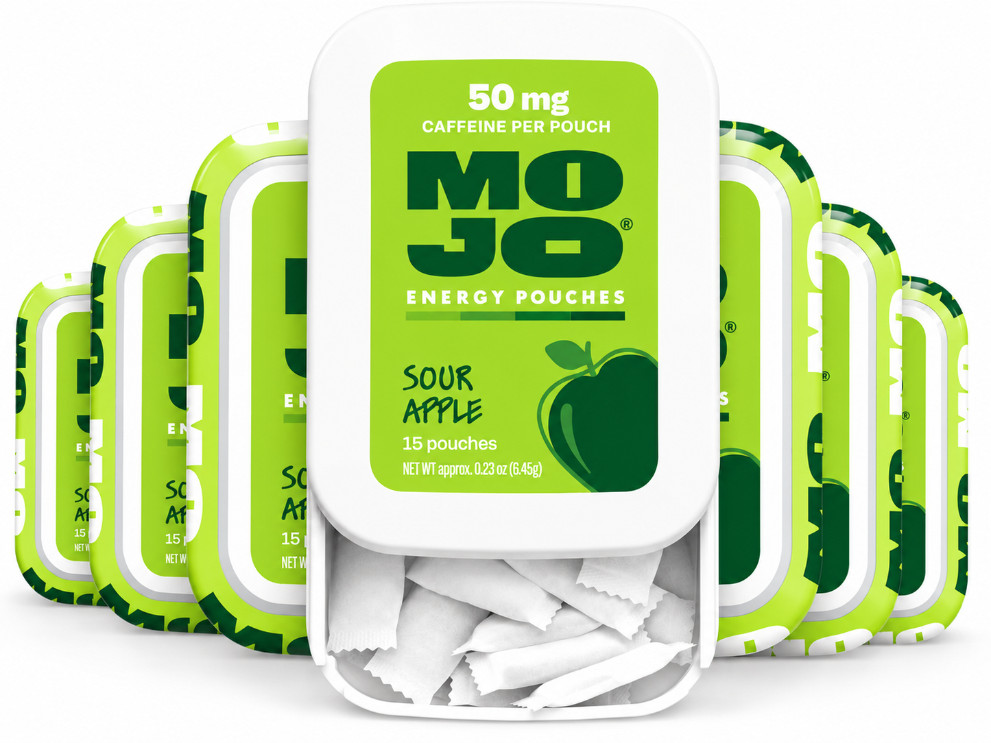 MOJO 50 mg Energy Pouches – 5 Packs (75 Pouches)