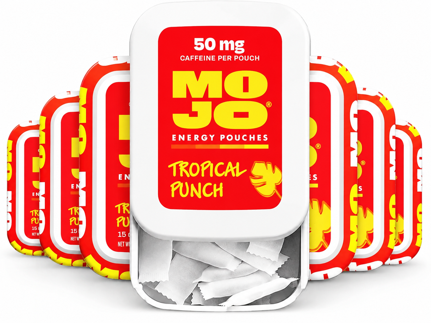 MOJO 50 mg Energy Pouches – 5 Packs (75 Pouches)