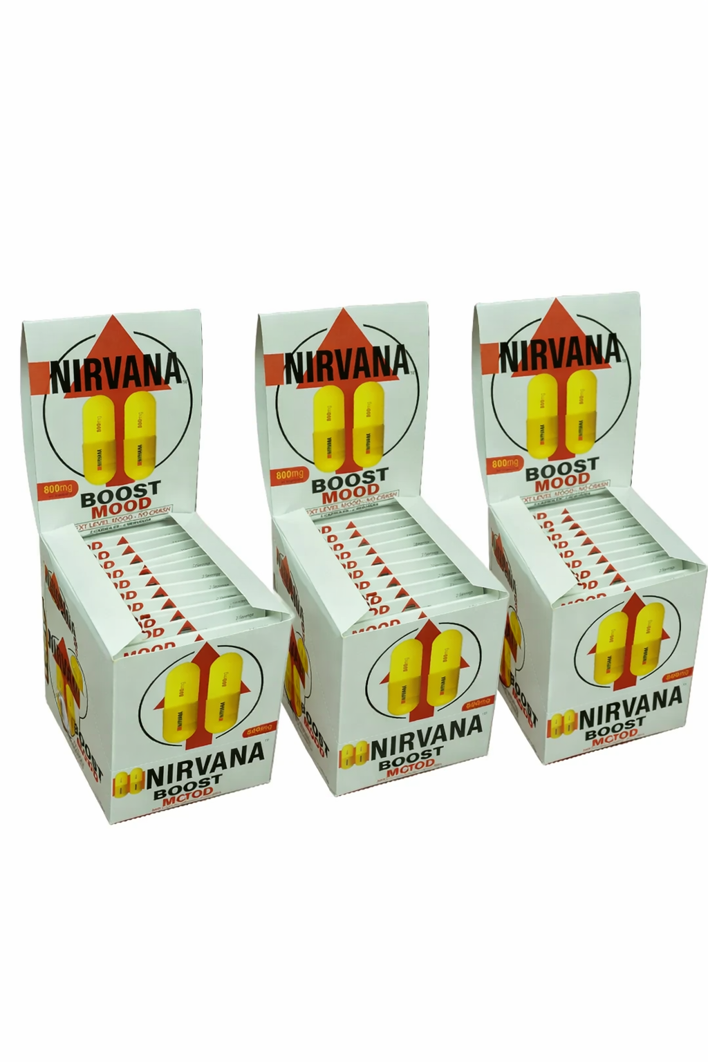 Nirvana Boost 800mg - Energy, Focus & Mood Support (24 Capsules)