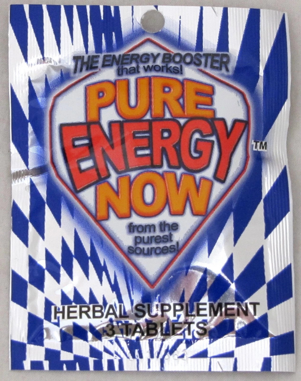 Pure Energy Now Herbal Supplement 2 Full Box 48 Packs 144 Tablets Total