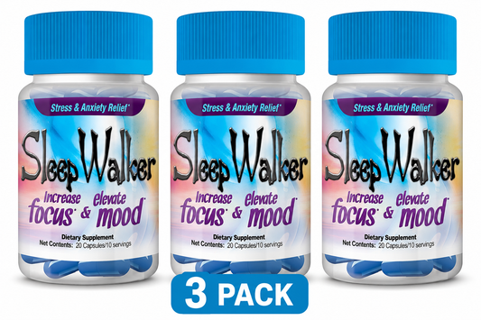 Sleep Walker 20ct Capsules Energy Focus Support Multi Pack