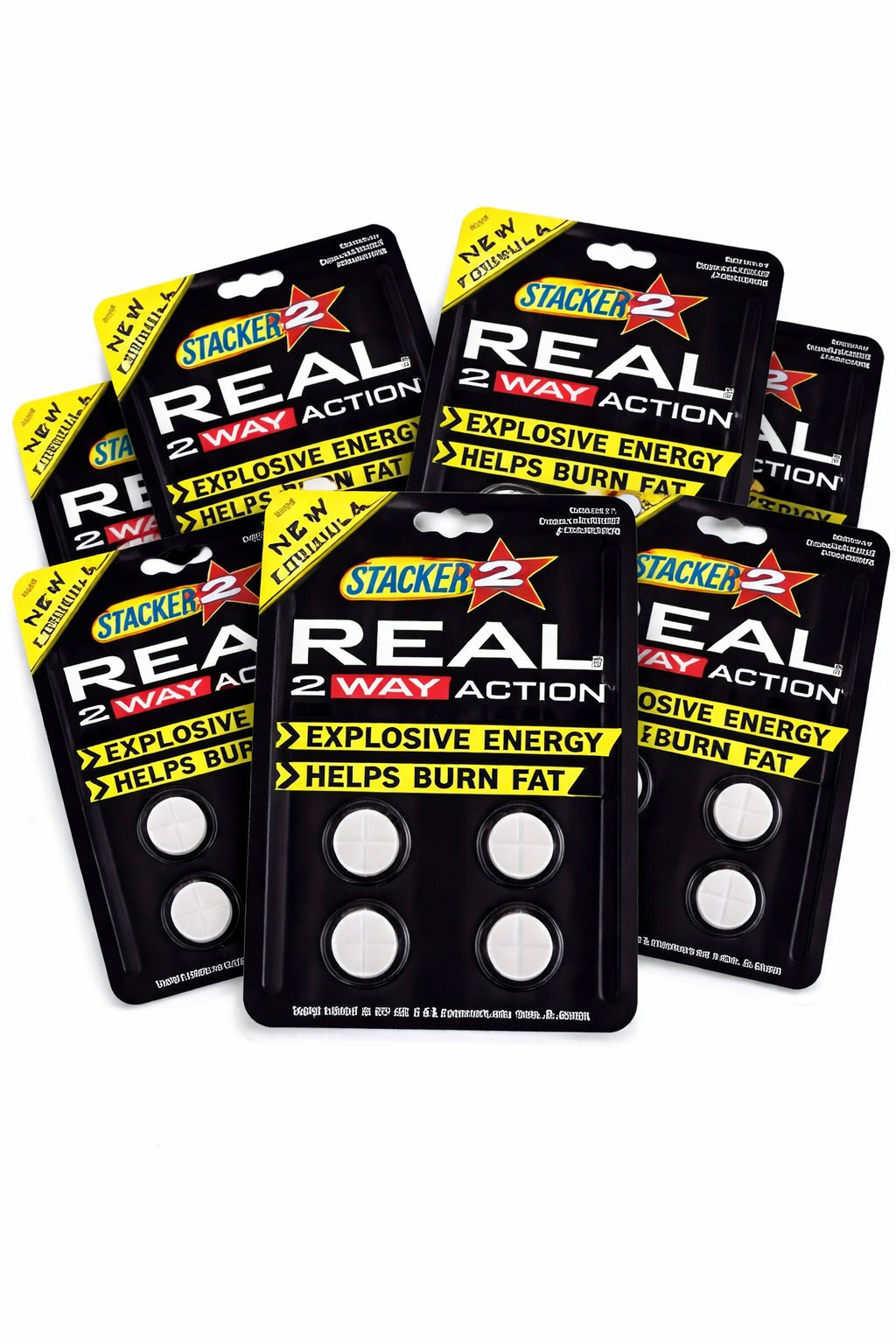 Stacker 2 Real 2-Way Action Energy Tablets – Energy & Focus Support