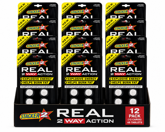 Stacker 2 Real 2-Way Action Energy Tablets – Energy & Focus Support