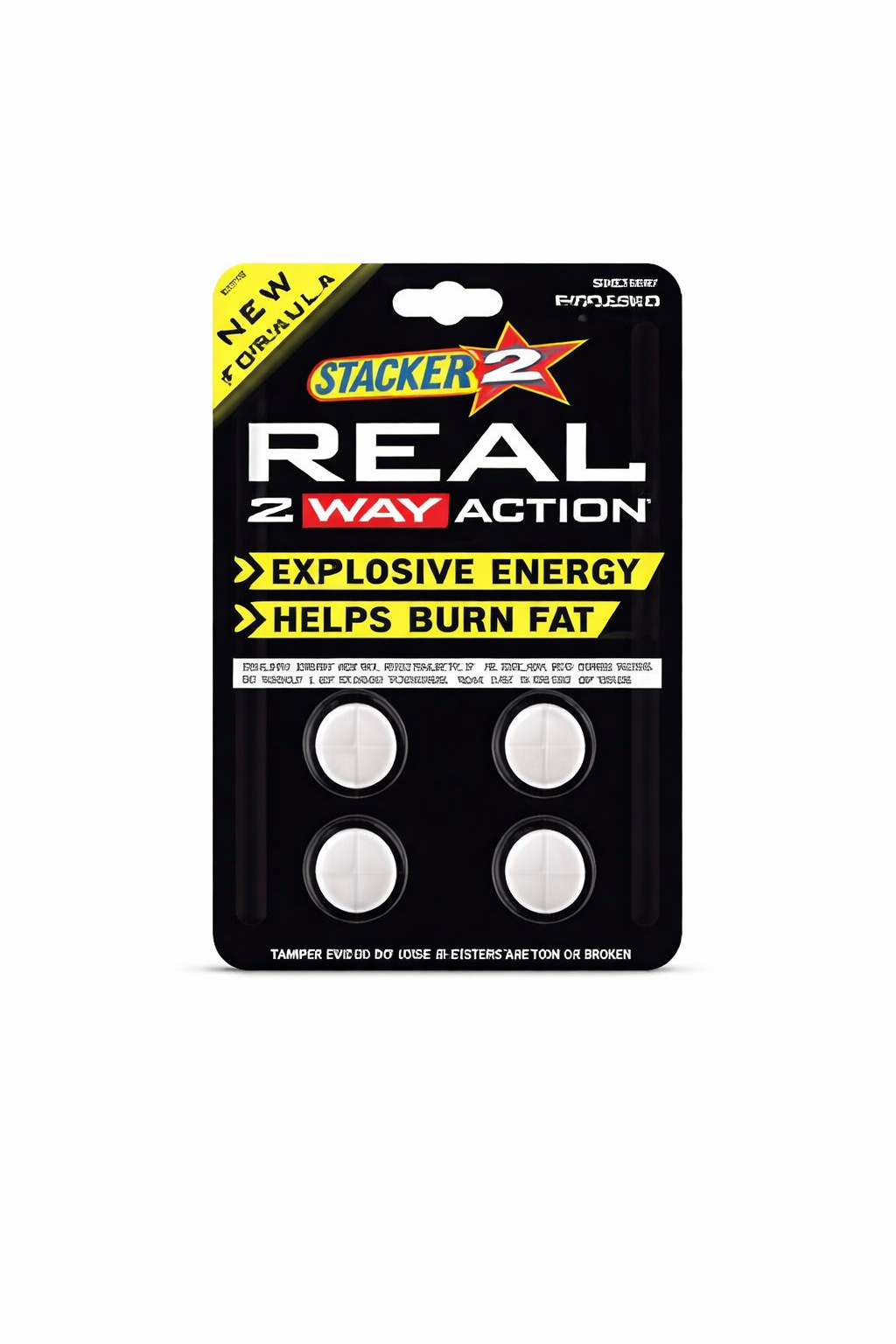 Stacker 2 Real 2-Way Action Energy Tablets – Energy & Focus Support