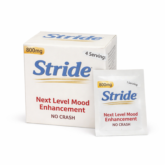 Stride 800mg Capsules – Energy & Focus Support (24 Count)