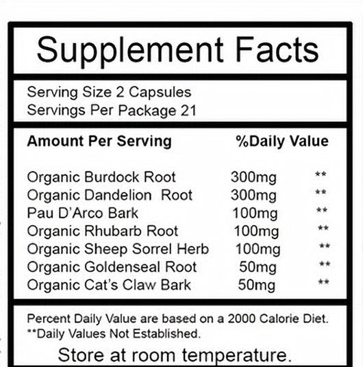 Ultra Magic Detox™ 7-Day Herbal Cleanse & System Flush – 42 Vegi-Caps