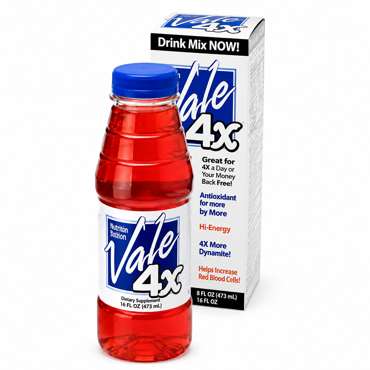 Vale Solution 4x Detox Drink Citrus Burst Flavor 20 Fl Oz