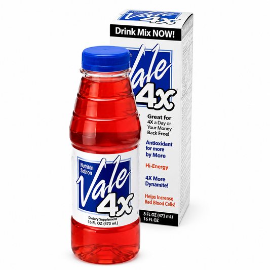 Vale Solution 4x Detox Drink Citrus Burst Flavor 20 Fl Oz