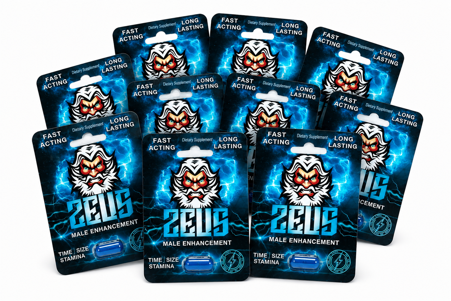 Zeus – Energy, Performance & Male Vitality Support (Single-Serve Packets)