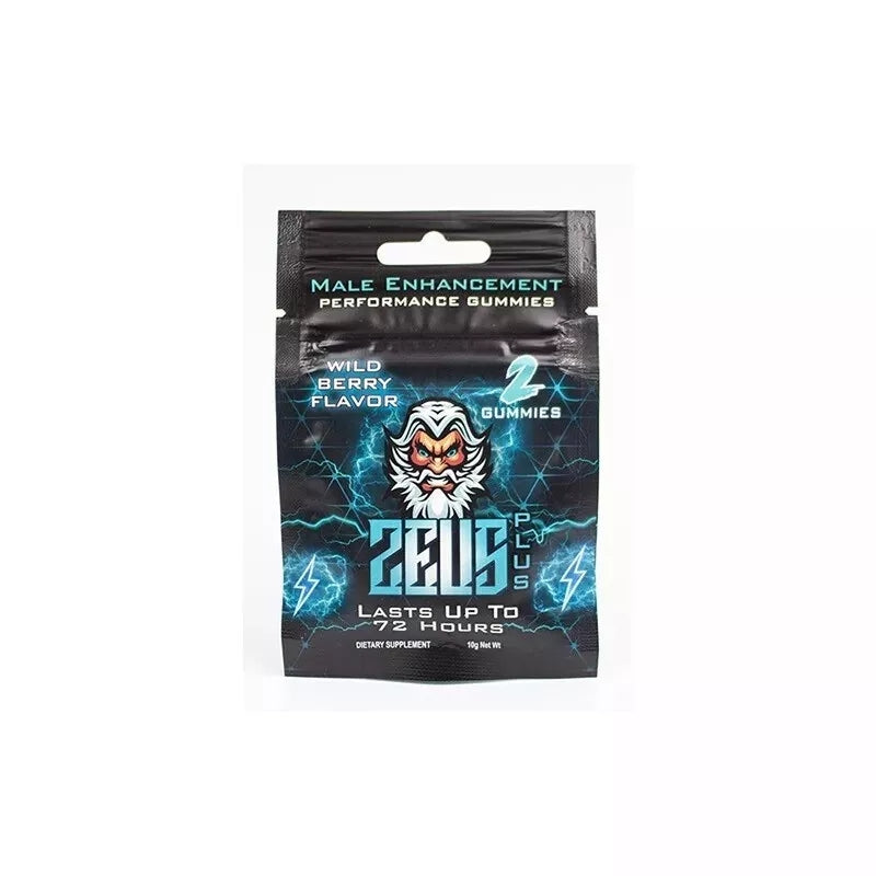 Zeus Gummies – Energy, Performance & Male Vitality Support (Single-Serve Packets)
