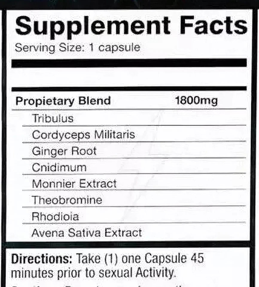 Zeus – Energy, Performance & Male Vitality Support (12 Capsule Bottle)
