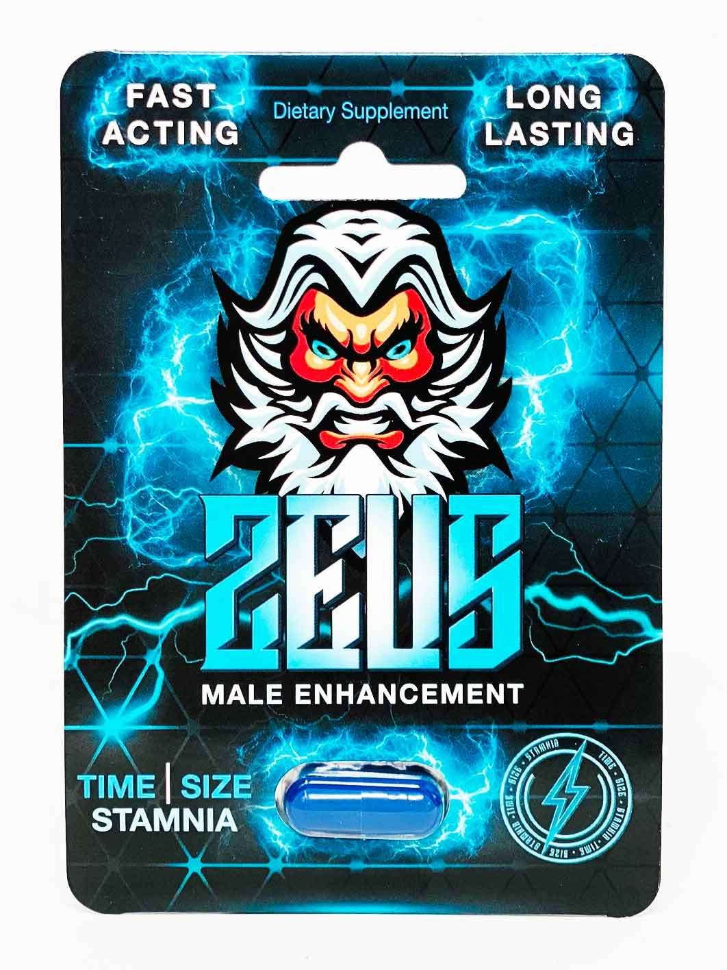 Zeus – Energy, Performance & Male Vitality Support (Single-Serve Packets)