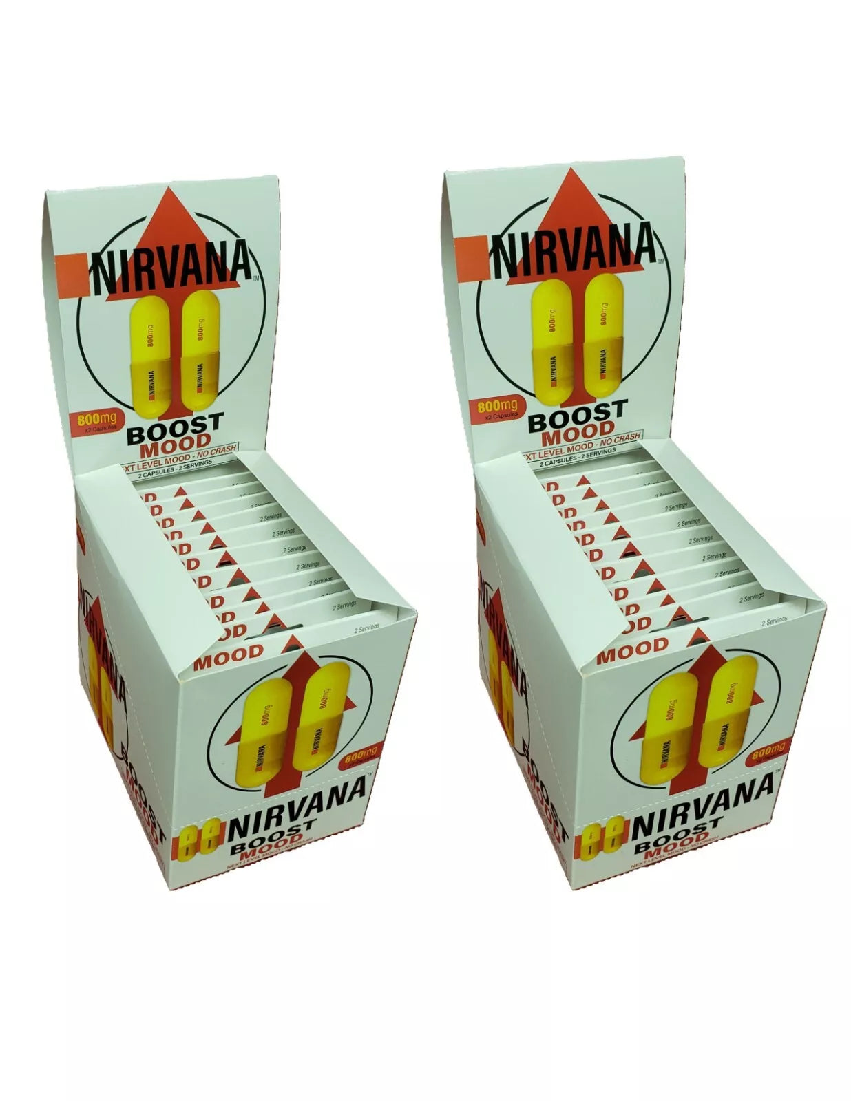 Nirvana Boost 800mg - Energy, Focus & Mood Support (24 Capsules)